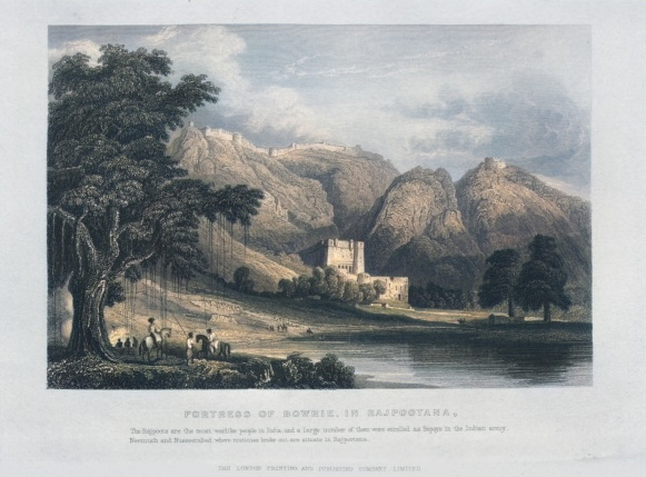 Fortress Of Bowrie , In Rajpootana