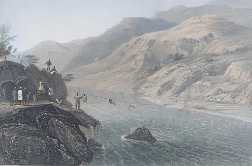 The Jhoola ( Rope Bridge ) , In Uttarakhand