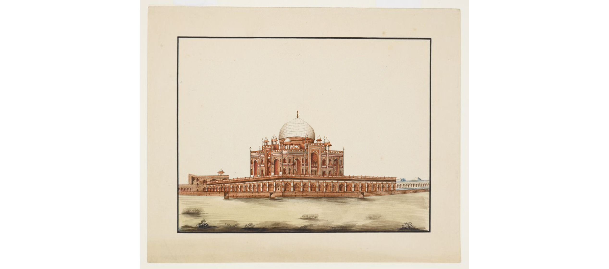 Mausoleum of Humayun, Delhi, ca.1836