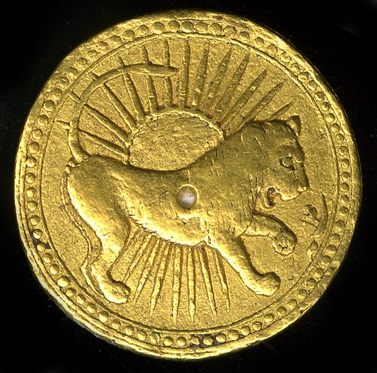 Gold coin. Ruler: Jahangir