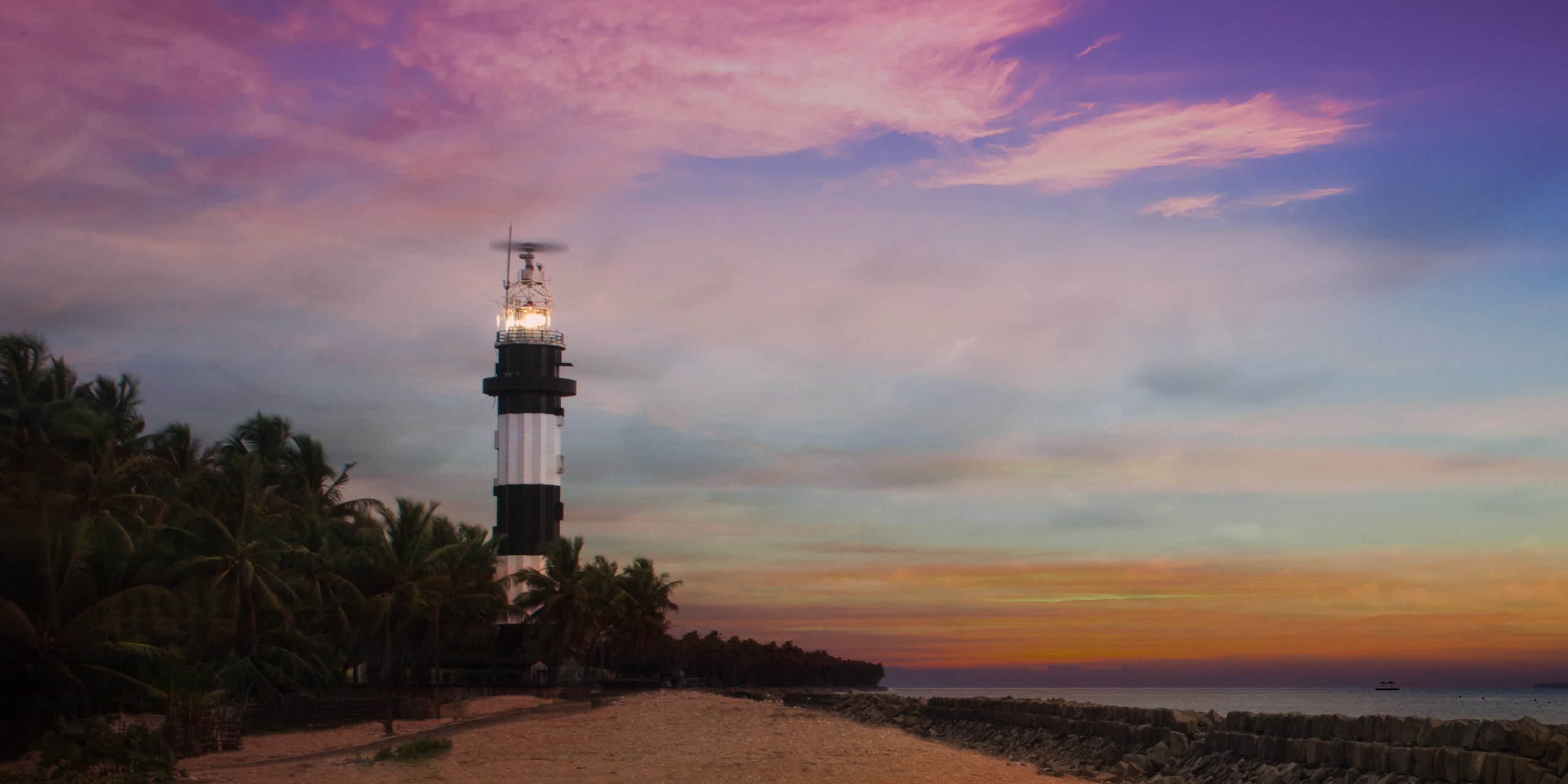 Malabar Coast-Ponnani Lighthouse near Ponnani
