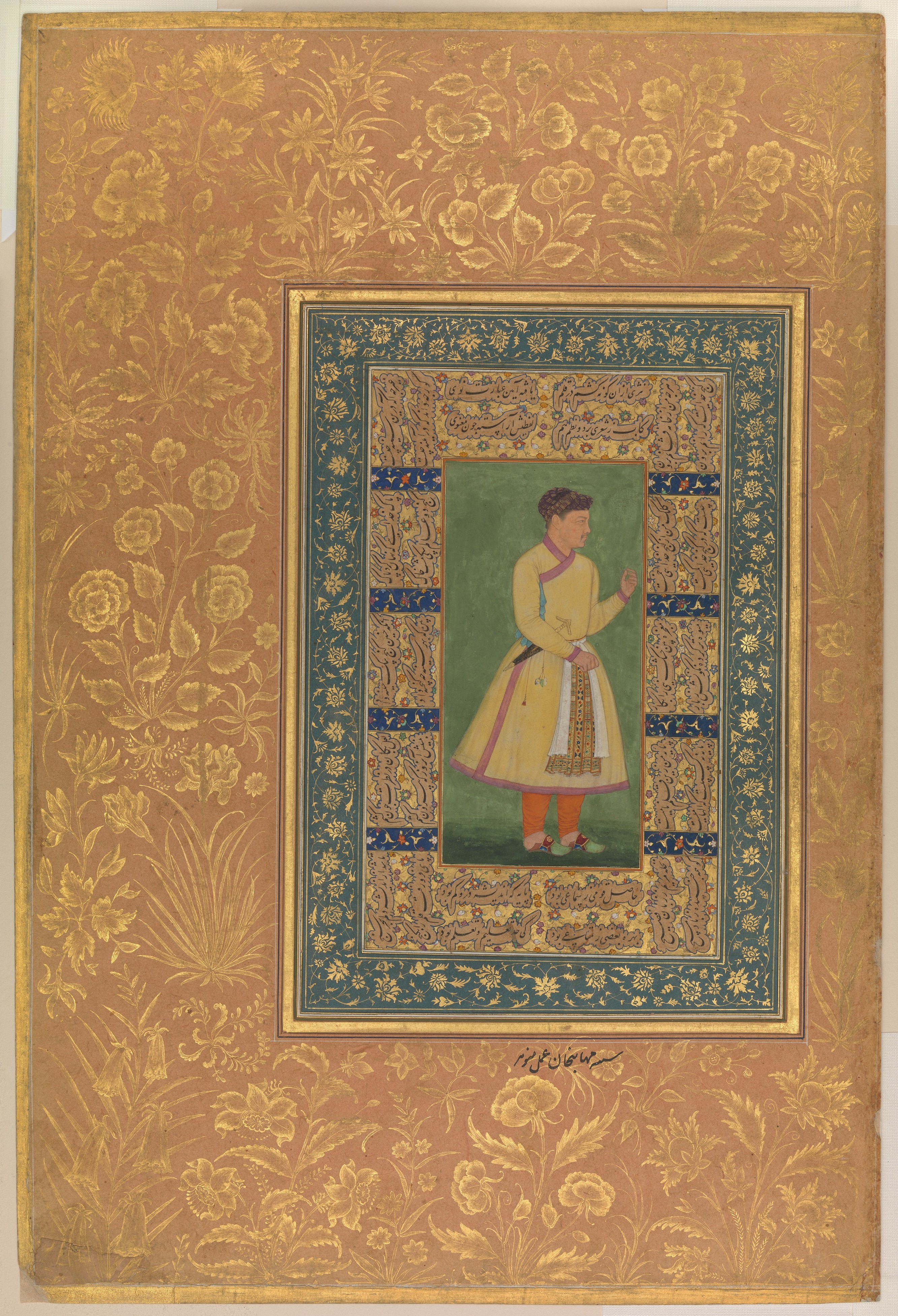 Portrait of Zamana Beg, Mahabat Khan