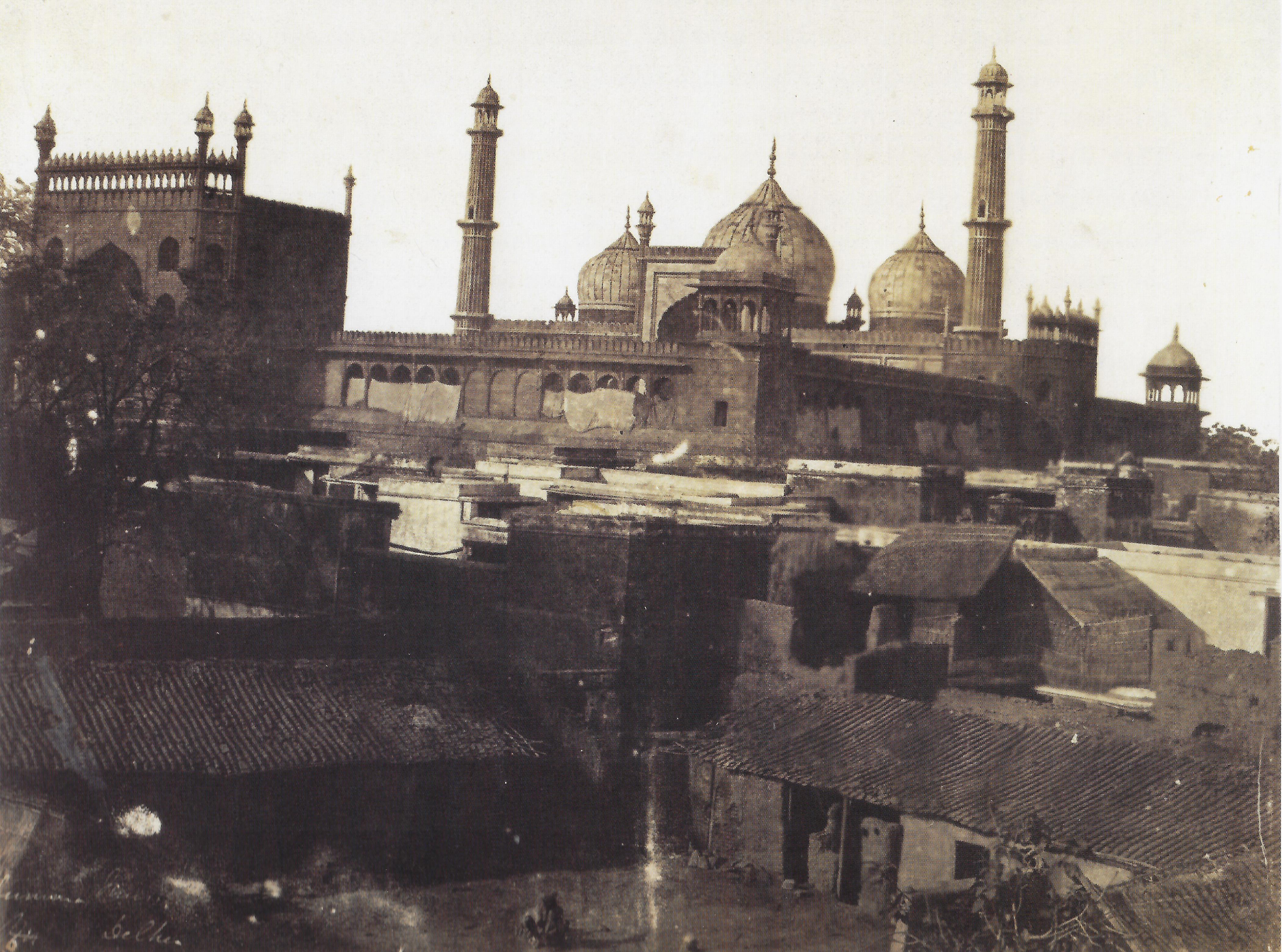 Jama Masjid view from north east