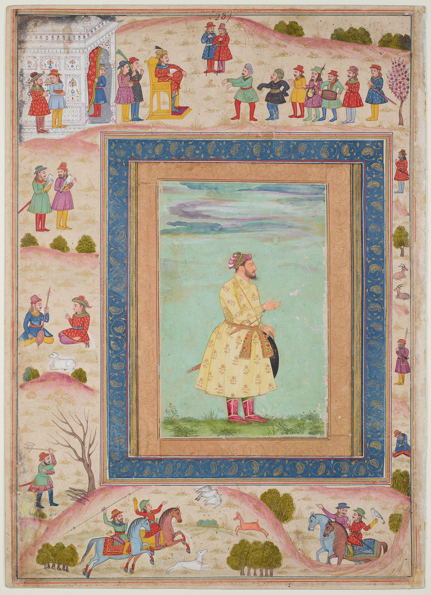 A portrait of a Mughal official