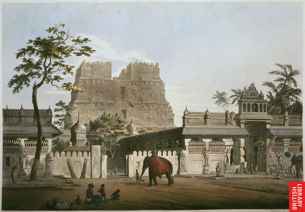 Temple at Rameswaram - 1809