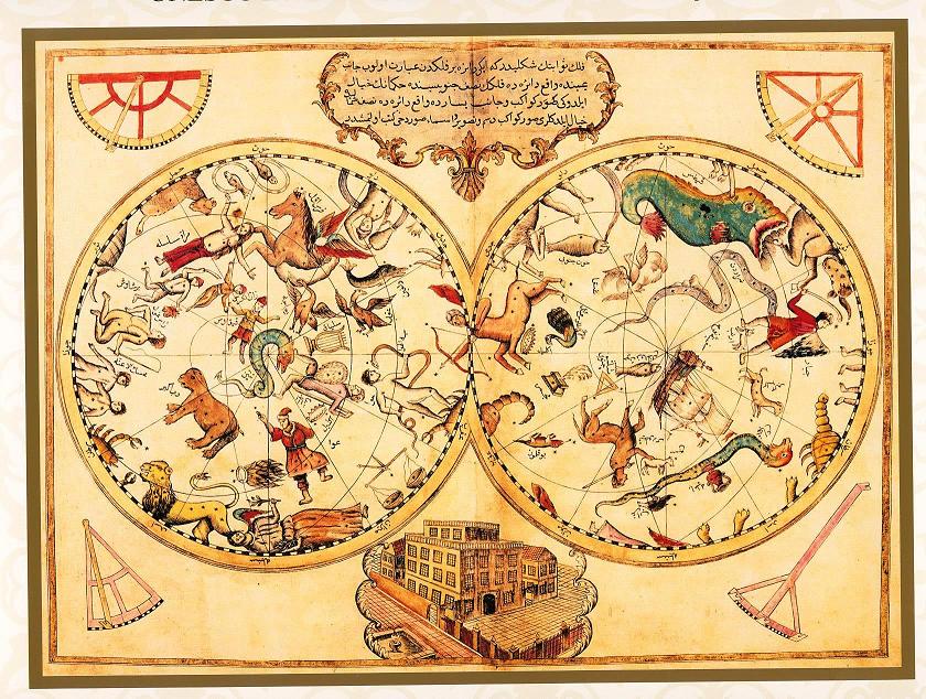 Celestial sphere from Katip Celebi’s