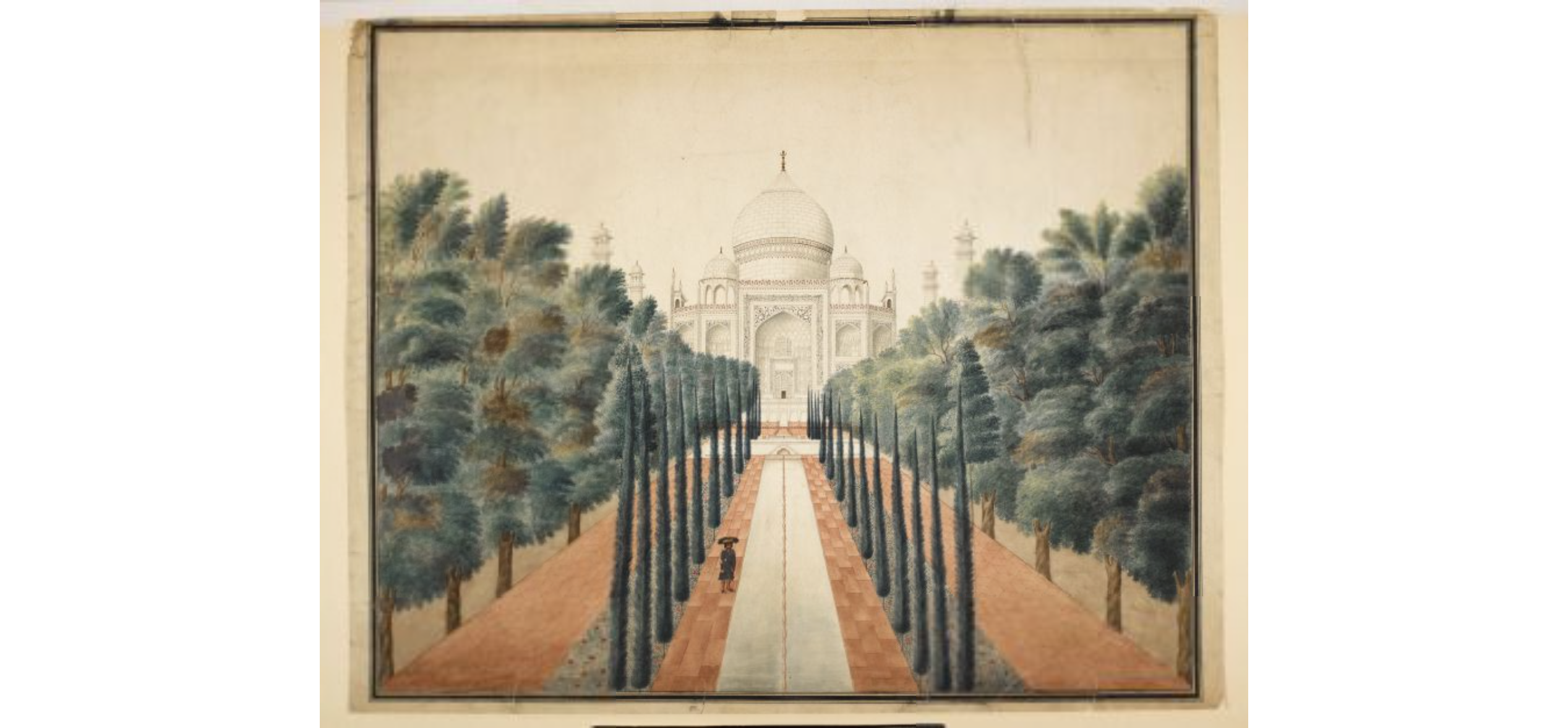 Taj Mahal, Agra, and the garden