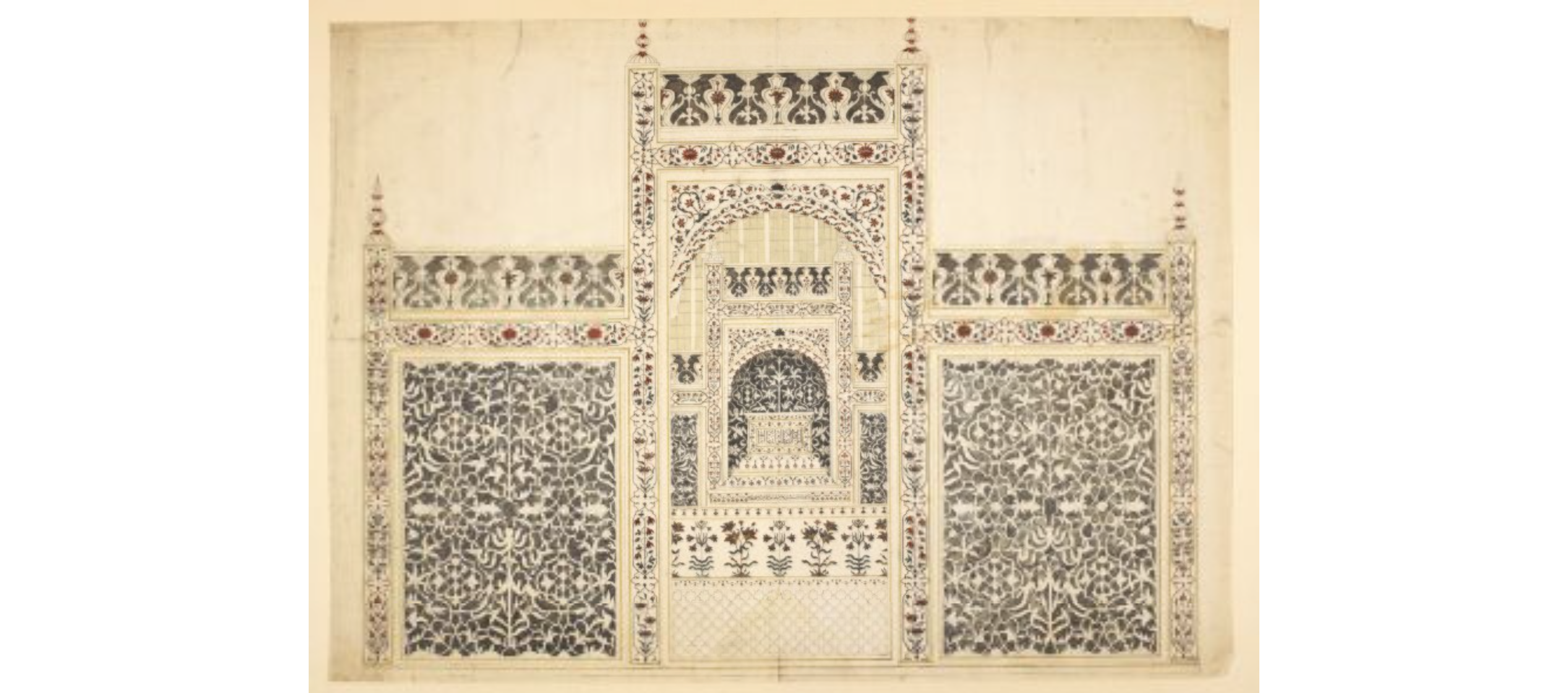 Screen around the cenotaphs in the Taj Mahal, Agra