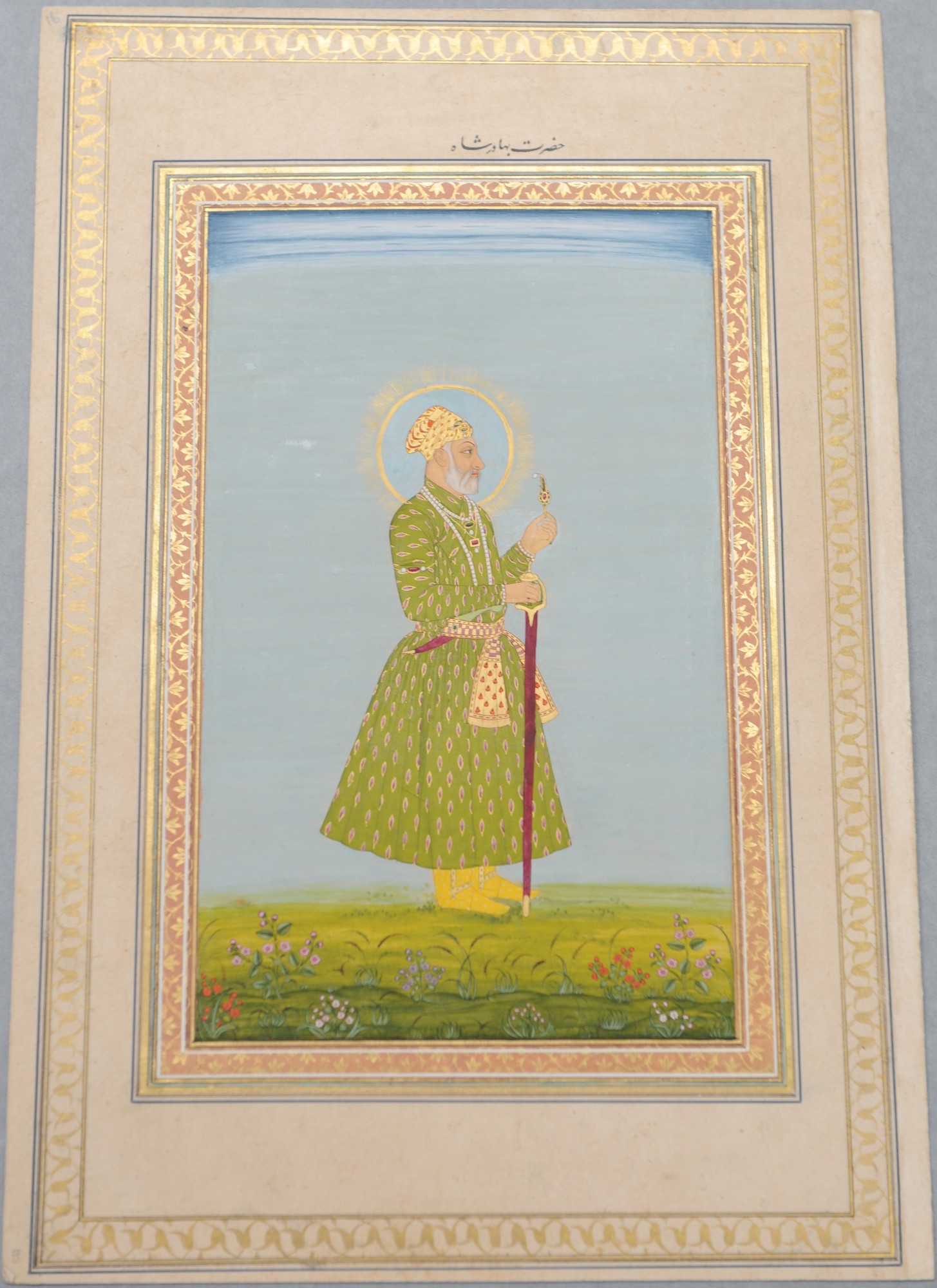 Portrait of Bahadur Shah I. c. 1700-1770