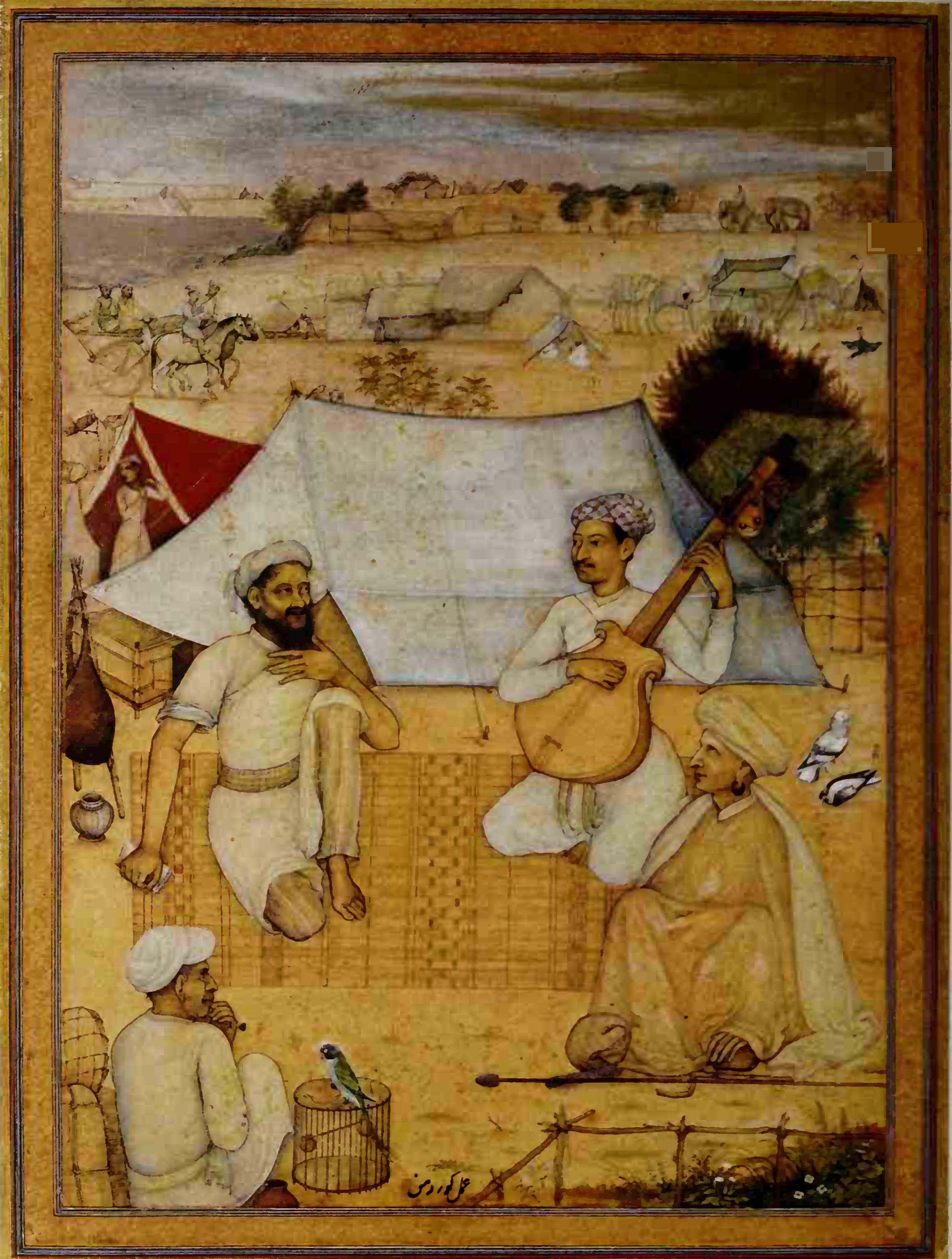 A Rustic Concert, Govardhan, 1625
