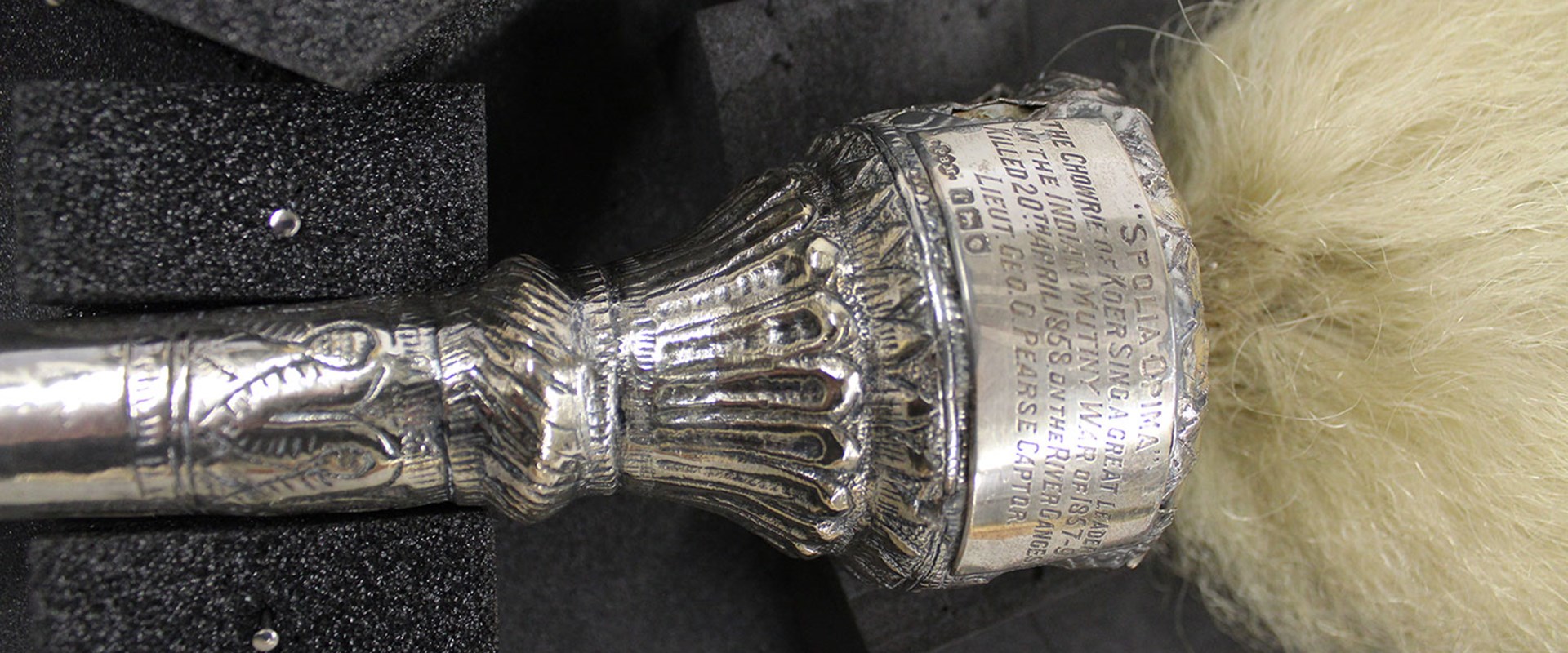 Kunwar Singh’s Silver Fly Whisk