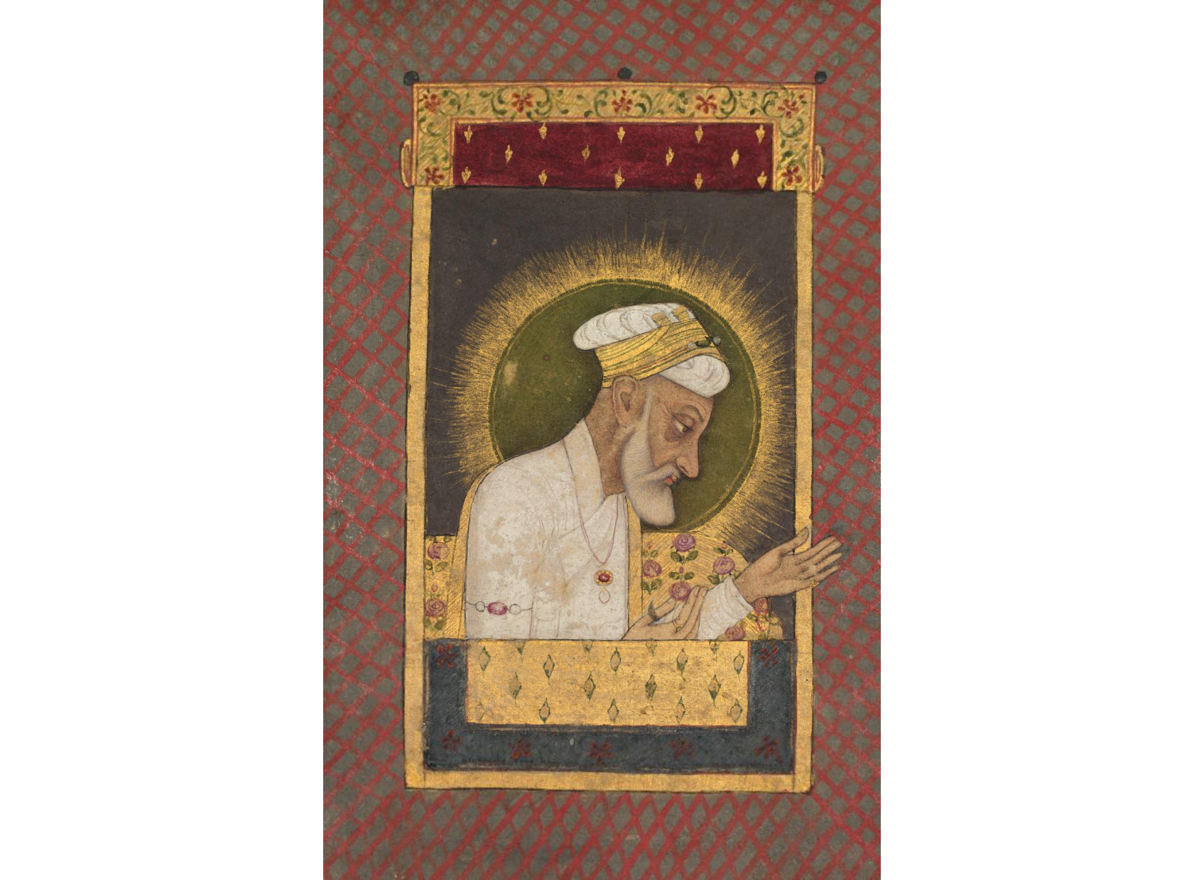 Portrait of Alamgir (r. 1658-1707)