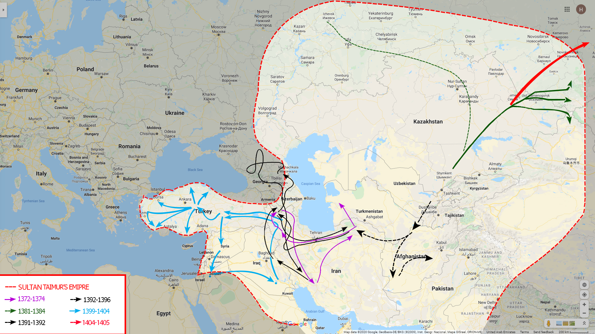 Sultan Timur's Empire