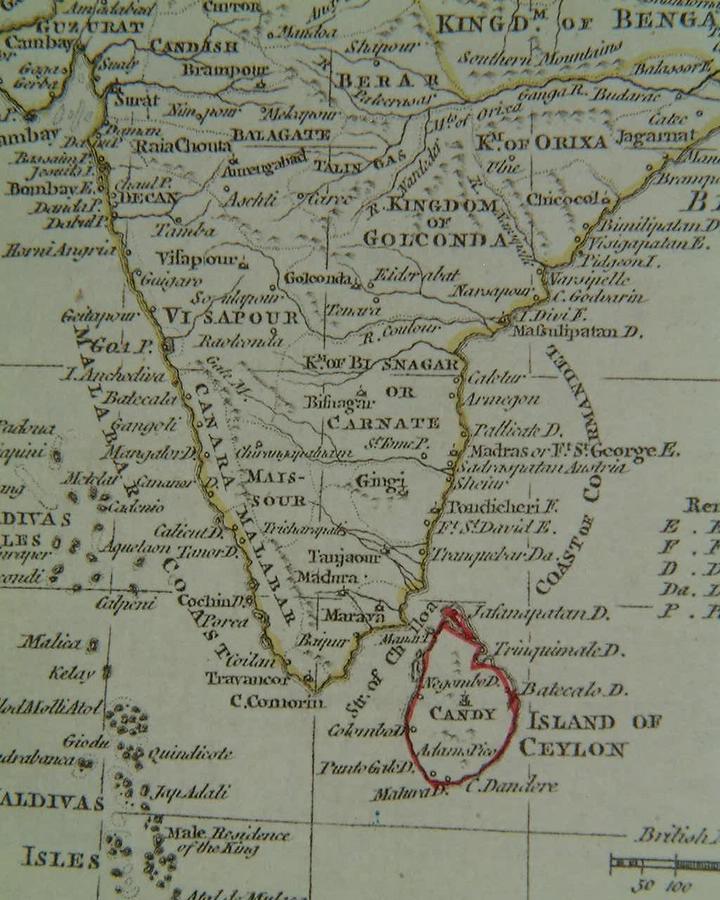 DECCAN AND SOUTH INDIA, 1761
