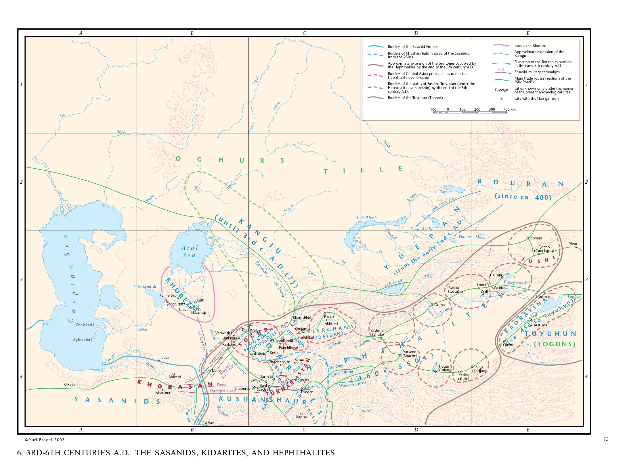 THE SASANIDS KIDARITES AND HEPHTHALITES