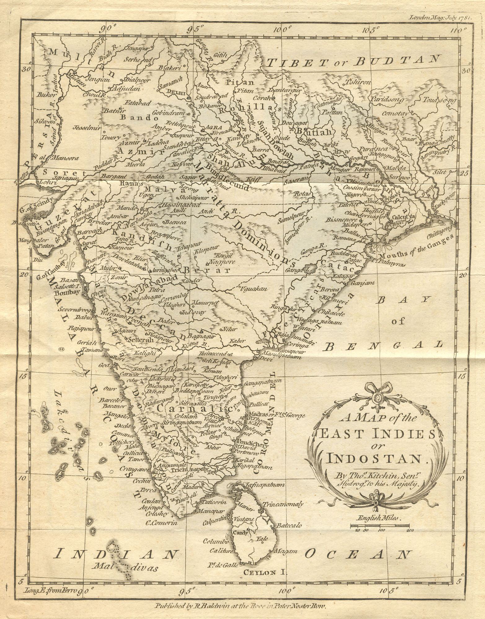 INDIA, 1781