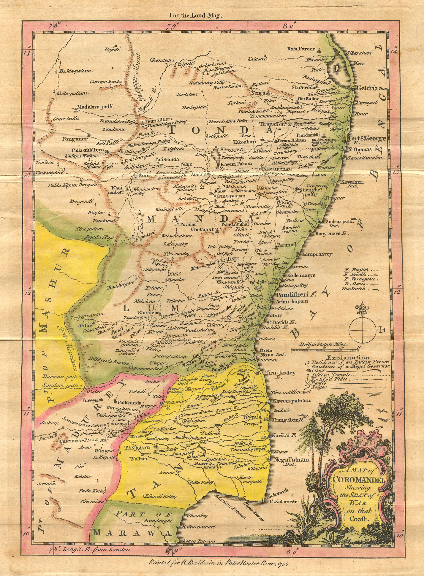 COROMANDEL, 1754